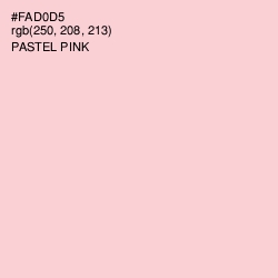 #FAD0D5 - Pastel Pink Color Image